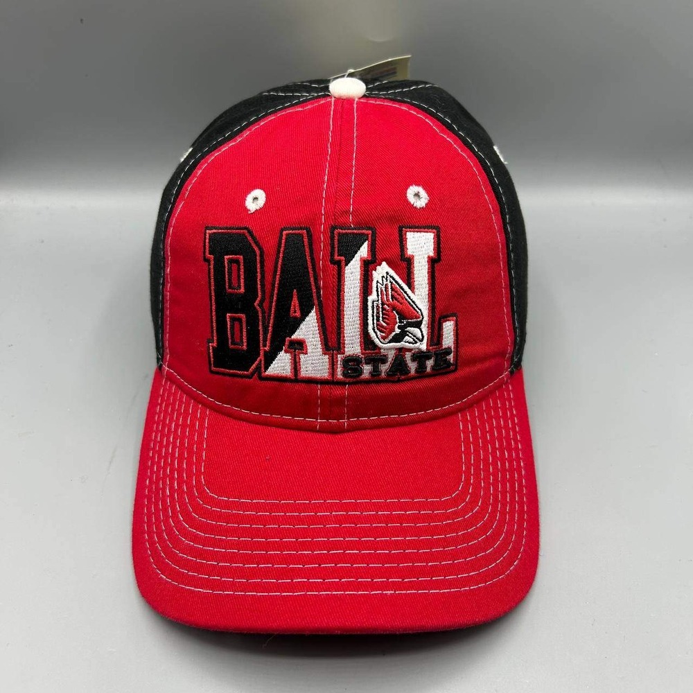 Ball State Cardinals Hat Men Red Black The Game Strap Back Cap Cotton New